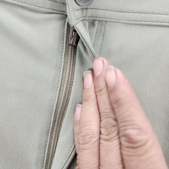 J. Hilburn Pants Mens 40x27 SLL Green Stretch Mid Rise Slim Fit *GUC* - Picture 2 of 14